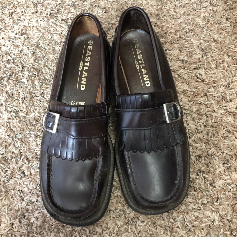 Eastland women’s brown leather loafer 7M